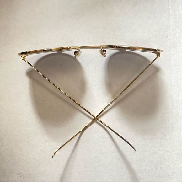 Illesteva sunglasses Mykonos II in Gold & Silver aviators Revolve - Picture 9 of 12